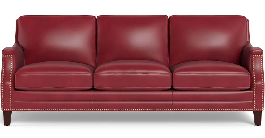 Camano Leather Sofa Collection - Barr’s Furniture (Riverside CA)