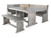 Alpine Grey Breakfast Nook Set - Barr’s Furniture (Riverside CA)