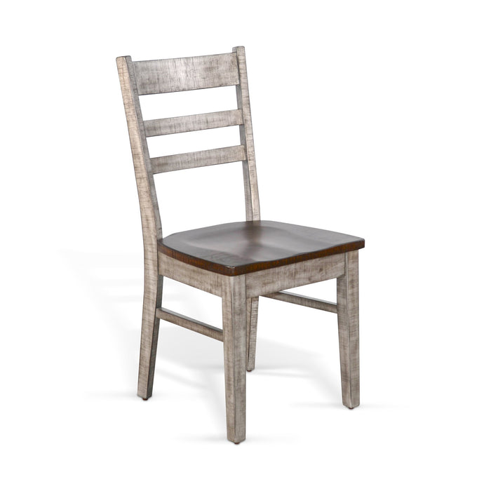 Ladderback Chair, Wood Seat - Barr’s Furniture (Riverside CA)