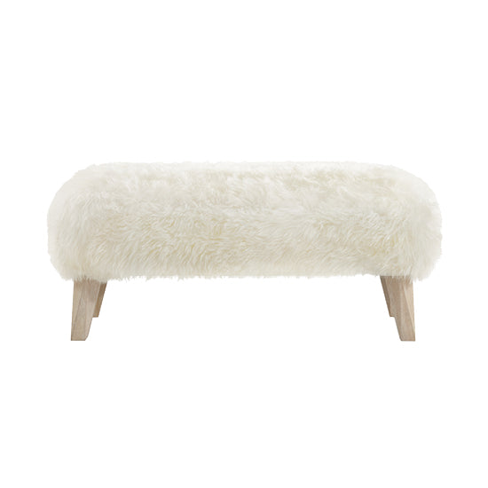 Catalina Sheepskin Bench