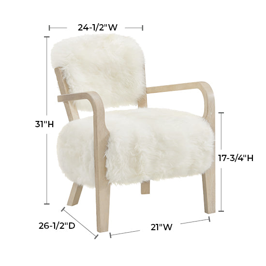 Catalina Sheepskin Arm Chair