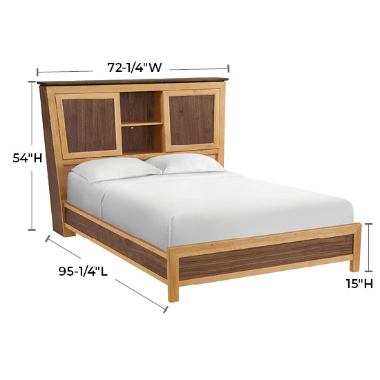 Addison Queen Bookcase Bed