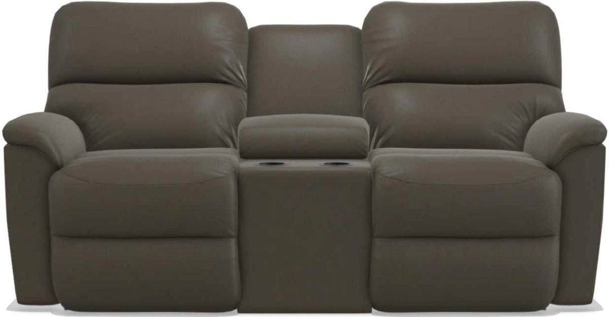 La-Z-Boy Brooks Tar Power Reclining Loveseat With Console