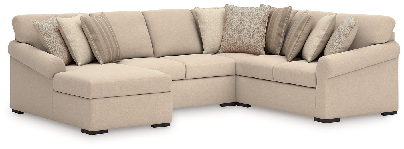 LadyMae Sectional with Chaise - Barr’s Furniture (Riverside CA)