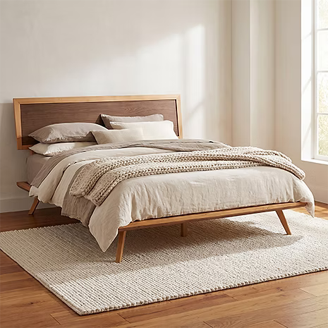Addison Adjustable Headboard Platform Bed