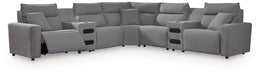 Modmax II Power Reclining Sectional with Audio Consoles - Barr’s Furniture (Riverside CA)
