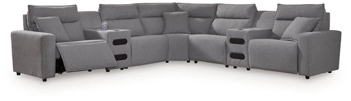 Modmax II Power Reclining Sectional with Audio Consoles - Barr’s Furniture (Riverside CA)