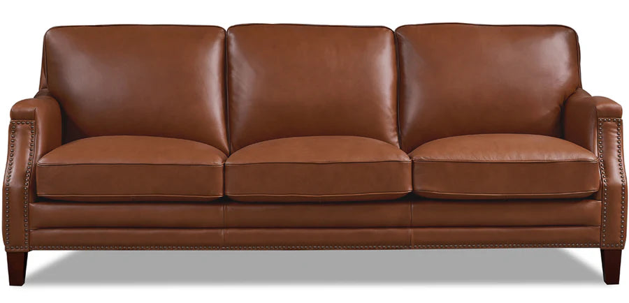Camano Leather Sofa Collection - Barr’s Furniture (Riverside CA)
