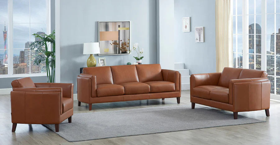 Maui Leather Sofa Collection