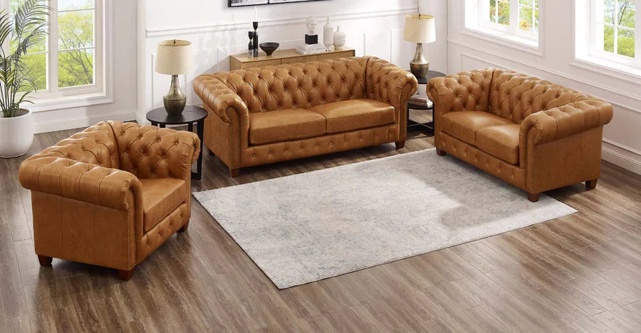 York Waxy Pull-Up Leather Sofa Collection - Barr’s Furniture (Riverside CA)