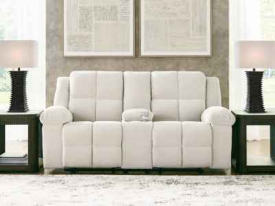 Orlen Reclining Loveseat with Console - Barr’s Furniture (Riverside CA)