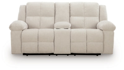 Orlen Reclining Loveseat with Console - Barr’s Furniture (Riverside CA)