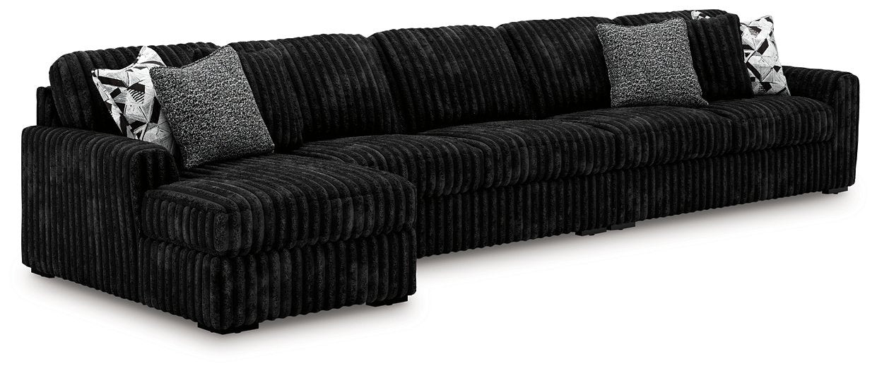 Midnight-Madness Sectional with Chaise - Barr’s Furniture (Riverside CA)