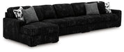 Midnight-Madness Sectional with Chaise - Barr’s Furniture (Riverside CA)