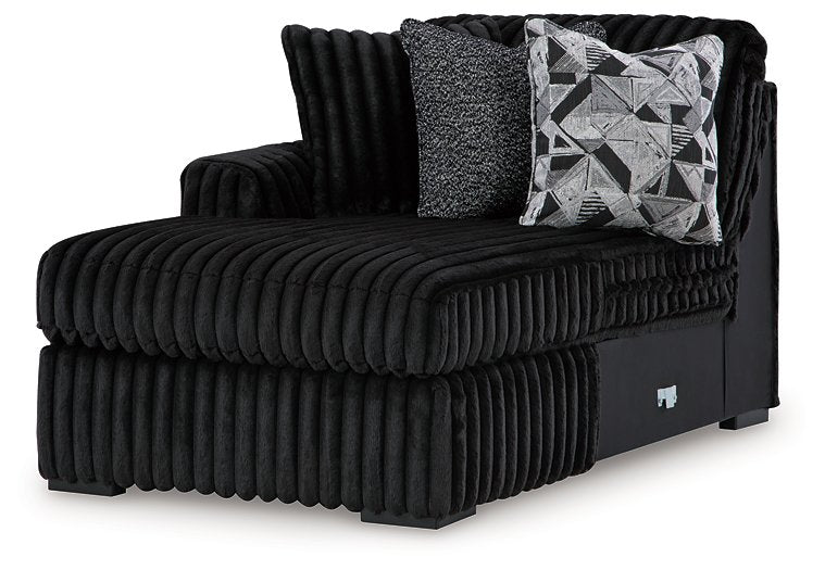 Midnight-Madness Sectional with Chaise - Barr’s Furniture (Riverside CA)