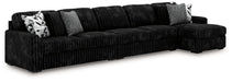 Midnight-Madness Sectional with Chaise - Barr’s Furniture (Riverside CA)