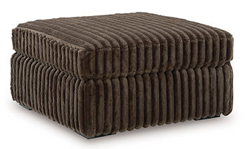 Midnight-Madness Oversized Accent Ottoman - Barr’s Furniture (Riverside CA)