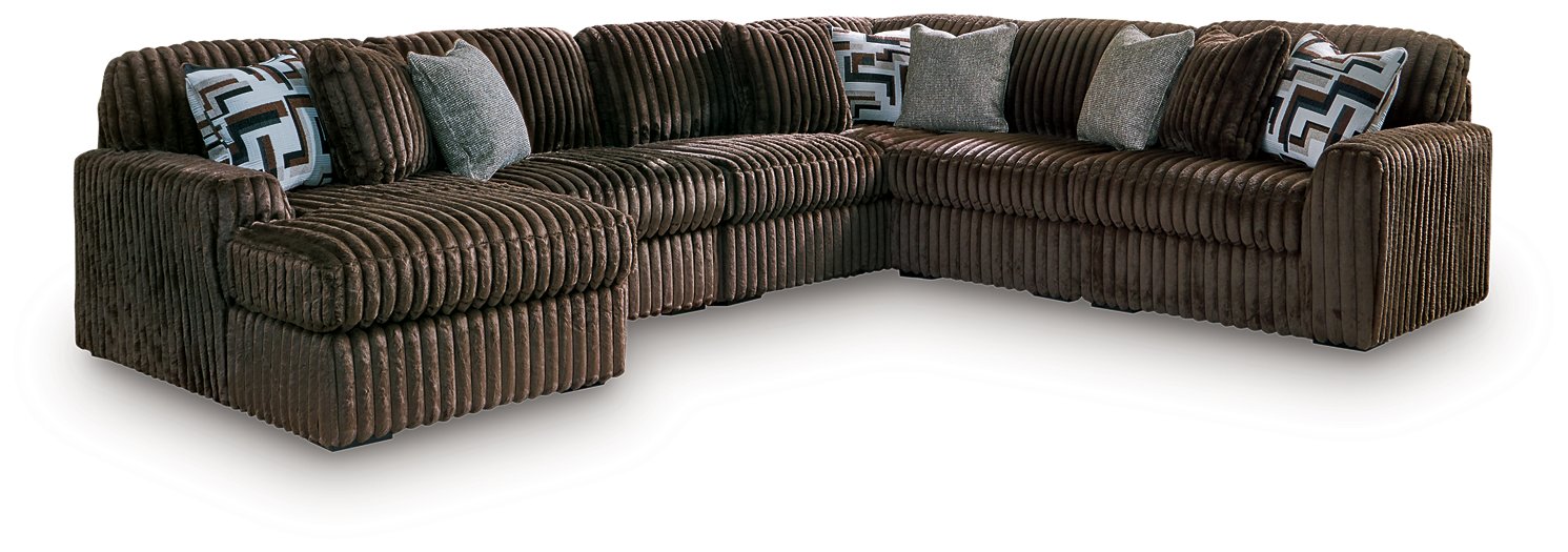 Midnight-Madness Sectional with Chaise - Barr’s Furniture (Riverside CA)