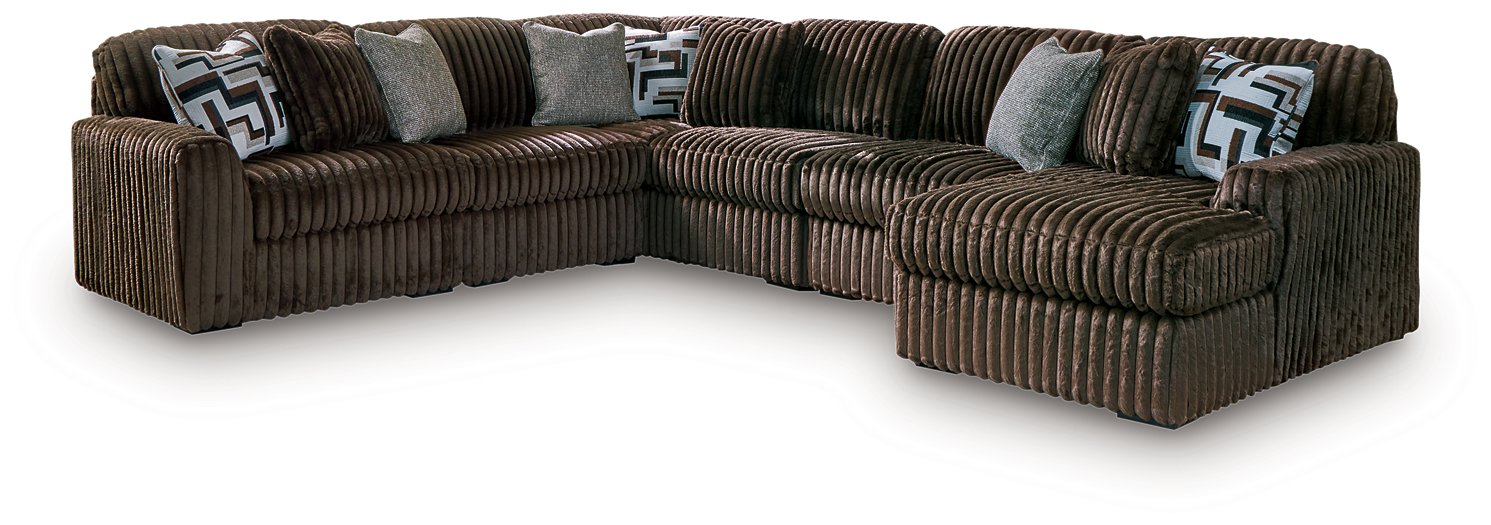 Midnight-Madness Sectional with Chaise - Barr’s Furniture (Riverside CA)