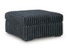 Midnight-Madness Oversized Accent Ottoman - Barr’s Furniture (Riverside CA)