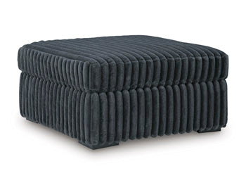 Midnight-Madness Oversized Accent Ottoman - Barr’s Furniture (Riverside CA)