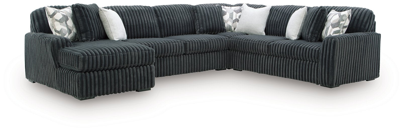 Midnight-Madness Sectional with Chaise - Barr’s Furniture (Riverside CA)