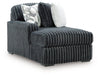 Midnight-Madness Double Chaise 3-Piece Sectional - Barr’s Furniture (Riverside CA)