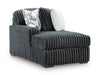Midnight-Madness Double Chaise 3-Piece Sectional - Barr’s Furniture (Riverside CA)