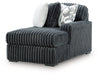 Midnight-Madness Double Chaise 3-Piece Sectional - Barr’s Furniture (Riverside CA)