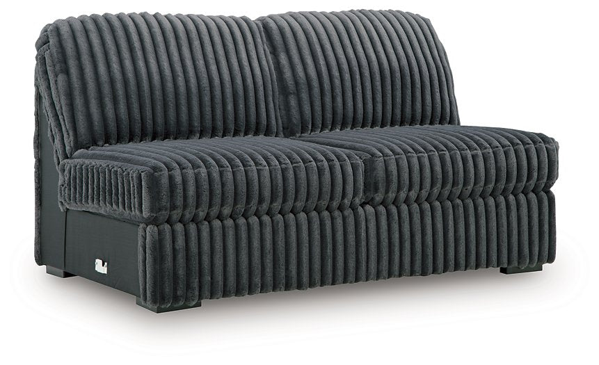 Midnight-Madness Double Chaise 3-Piece Sectional - Barr’s Furniture (Riverside CA)