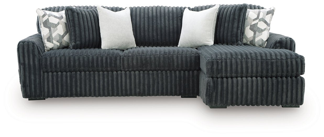 Midnight-Madness Sectional Sofa with Chaise - Barr’s Furniture (Riverside CA)