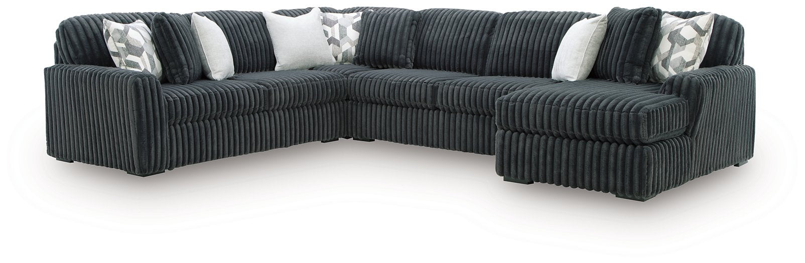 Midnight-Madness Sectional with Chaise - Barr’s Furniture (Riverside CA)