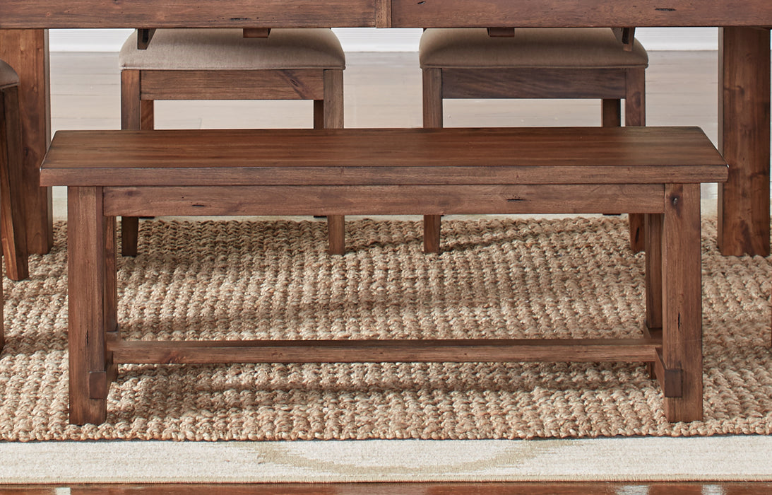 Anacortes-Salvaged Mahogany Finish Dining Collection - Barr’s Furniture (Riverside CA)