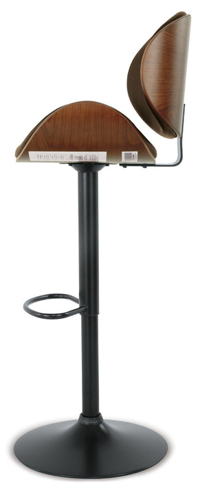 Bellatier Adjustable Height Bar Stool - Barr’s Furniture (Riverside CA)