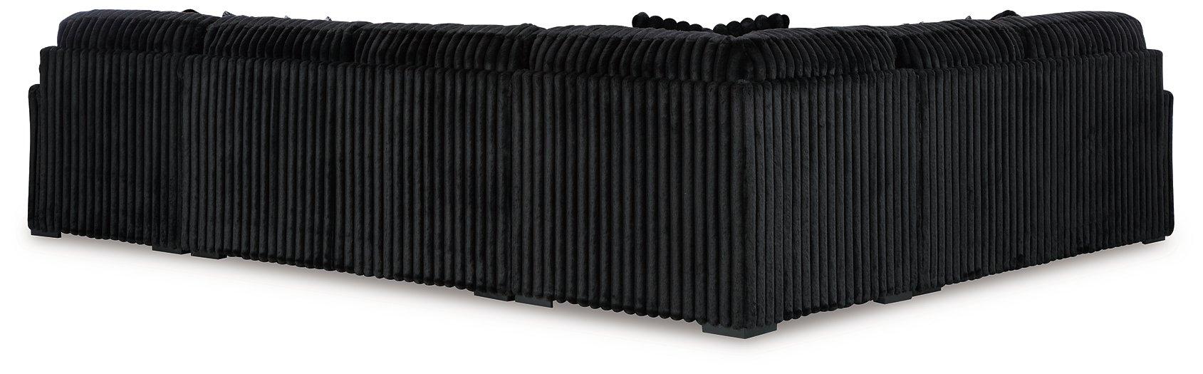 Midnight-Madness Sectional with Chaise - Barr’s Furniture (Riverside CA)