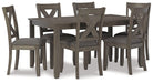 Caitbrook Dining Table and Chairs (Set of 7) - Barr’s Furniture (Riverside CA)