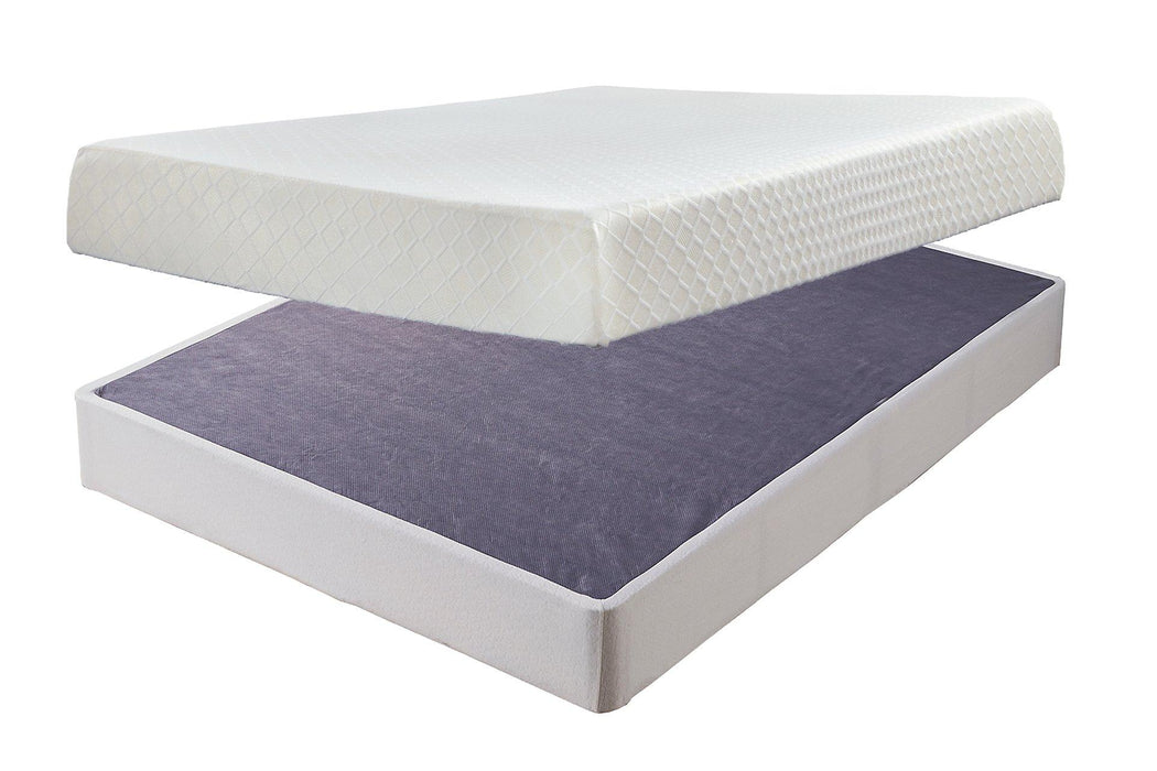 10 Inch Chime Memory Foam Mattress Set - Barr’s Furniture (Riverside CA)