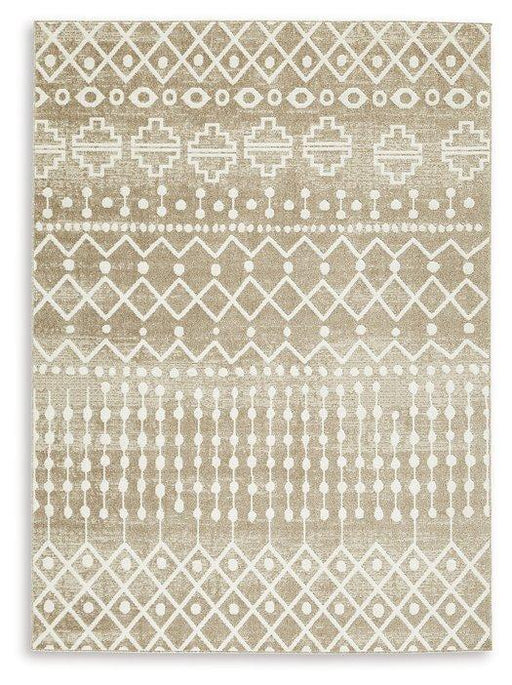 Bunchly 4'11" x 7'2" Washable Rug - Barr’s Furniture (Riverside CA)
