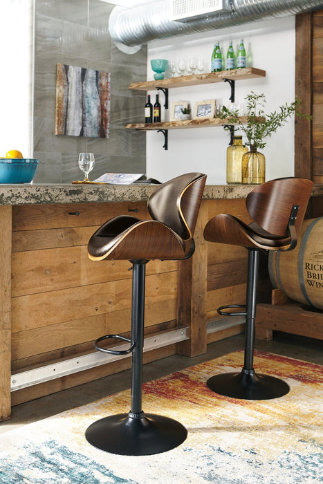 Bellatier Adjustable Height Bar Stool - Barr’s Furniture (Riverside CA)
