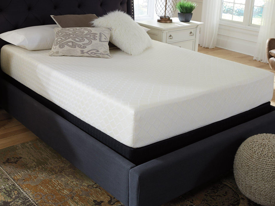 10 Inch Chime Memory Foam Mattress Set - Barr’s Furniture (Riverside CA)