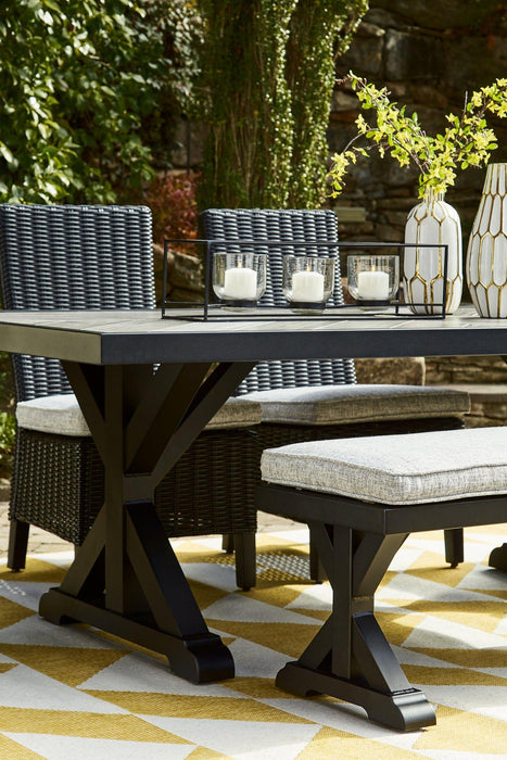 Beachcroft Outdoor Dining Table - Barr’s Furniture (Riverside CA)