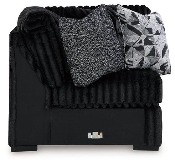 Midnight-Madness Sectional with Chaise - Barr’s Furniture (Riverside CA)