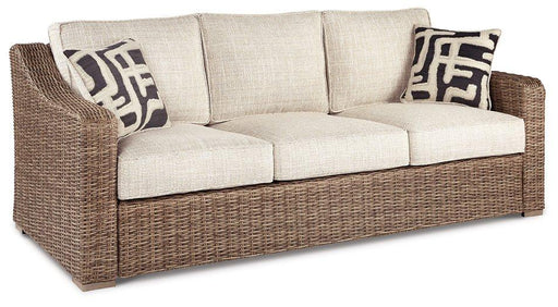 Beachcroft Outdoor Sofa with Cushion - Barr’s Furniture (Riverside CA)