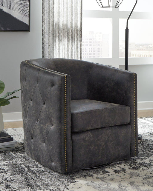 Brentlow Swivel Accent Chair - Barr’s Furniture (Riverside CA)