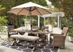 Beachcroft Outdoor Dining Table - Barr’s Furniture (Riverside CA)