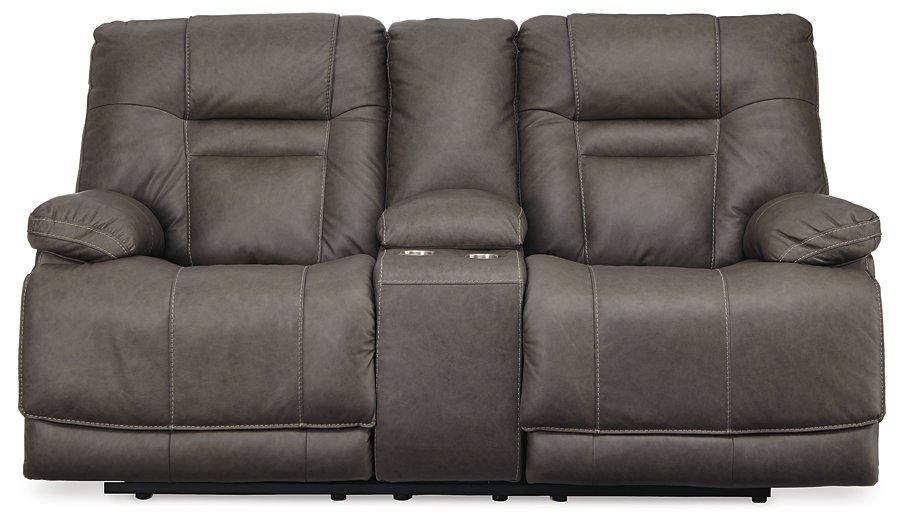 Wurstrow Power Reclining Loveseat with Console image