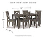 Caitbrook Dining Table and Chairs (Set of 7) - Barr’s Furniture (Riverside CA)