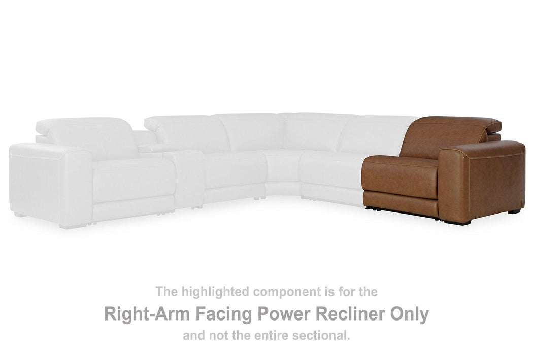 Magic Man 5-Piece Power Reclining Sectional - Barr’s Furniture (Riverside CA)