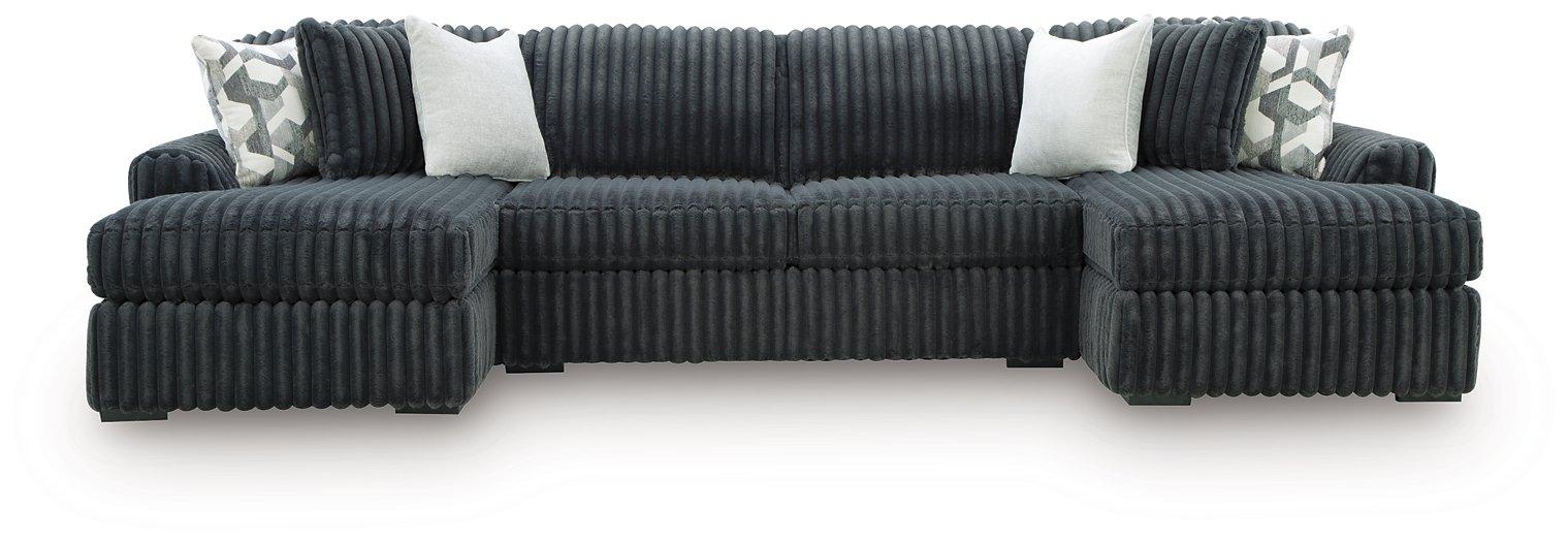 Midnight-Madness Sectional with Chaise - Barr’s Furniture (Riverside CA)