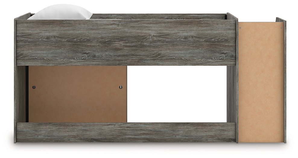 Frandern Loft Bed with Bookcase Storage - Barr’s Furniture (Riverside CA)